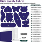 Azobur Nylon Repair Patches Self Adhesive Vinyl Outdoor Camping Gear Repair Kit,Waterproof Fabric Repair Patches for Down Jacket, Tent, Sleeping Bag (15x20cm）
