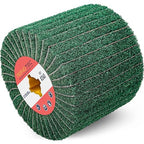 120x100mm Non-Woven Abrasive Flap Wire Drawing Polishing Burnishing Wheel for The Surface Treatment of Metal Products (240 GRIT with Sandpaper)