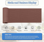 KING MOUNTAIN Canvas Repair Tape,Outdoor Gear Patch, 4×63 Inches,Waterproof,Self-Adhesive for Repairing Boat Covers,Sun Shades,Sofas,Tents,Lounge Chairs,Awnings (Brown)