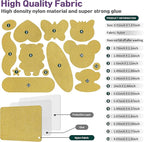 Azobur Nylon Repair Patches Self Adhesive Vinyl Outdoor Camping Gear Repair Kit,Waterproof Fabric Repair Patches for Down Jacket, Tent, Sleeping Bag (15x20cm）