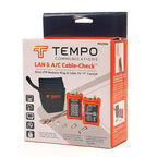 TEMPO Communications PA1594 Network Cable Tester | LAN & AV Cable Continuity Tester | 8-Way RJ45, UTP, STP, Coaxial Cables