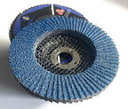 SIGNI 4" x 5/8" Premium Zirconia Flap Discs T27 10-Pack (Grit 40#)