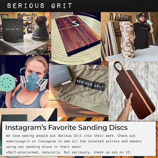 Sanding Discs 5 Inch 8 Hole Fine Grit Assortment - 320, 400, 600, 800, 1000 Grit (10/each) - Hook & Loop Wet Dry Film Sandpaper Discs - Sand Paper for Random Orbital Sanders - 50 Pack Box