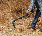 Fiskars Pro IsoCore Dual-Ended Pickaxe and Hoe with Shock Reduction, 36 in