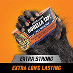 Gorilla All Weather Duct Tape, Black, 1.88" x 25 yd (Pack of 25) - UV and Temperature Resistant Waterproof Tape for Outdoor Repairs