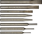 Mayhew Tools 61025 Punch and Chisel Set, Blast Finish, 8-Piece