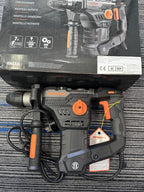RH15A 1-9/16'' SDS-Plus Rotary Hammer Drill, 12.5Amp Heavy Duty Rotary Hammer with 4 Functions, Safety Clutch, Vibration Control, Corded Demolition Hammer for Concrete, Drill Bits and Chisels Included
