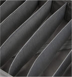 Amazon Basics Dresser Drawer Storage Organizer for Undergarments, Set of 4 - Gray