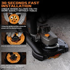 KSEIBI Concrete Angle Grinder Machine 5-Inch, Metal Grinding Tools 11.5Amps (1400 watt) with Safety Guard, Diamond Cup Wheel, Dust Shroud, and Carry Bag