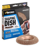 Kutzall Original Shaping Dish - Very Coarse, 4-1⁄2" (114.3mm) Dia. X 7⁄8" (22.2mm) Bore -Woodworking Angle Grinder Attachment for DeWalt, Bosch, Milwaukee. Abrasive Tungsten Carbide DW412O550