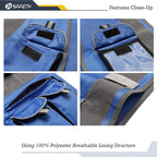 JKSafety 10 Pockets High Visibility Zipper Front Blue Safety Vest with High Reflective Strips Meets ANSI/ISEA Standards (Medium, 88-Blue)