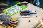 Gerber Gear Armbar Trade 8-in-1 Pocket Knife EDC Multitool with Blade, Pry Bar, and Hammer for Camping, Burnt Orange