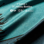 Nomadix Original Towel - Perfect for Beach, Pool, Travel, Camping, Yoga - Made with Recycled Materials - Super Absorbent - Sand Resistant