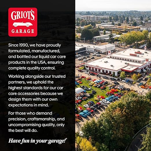 Griot's Garage Orange Foam Correcting Pads for Car Polishing and Detailing, Removes Light to Moderate Paint Defects, Durable, Machine-Washable, 11241, 3", Set of 3