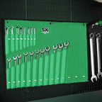 SK Combination Wrench Set, Metric 6 to 32mm, 22-Piece, SuperKrome Finish, Premium CR-V Construction, with Rolling Pouch