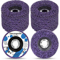 10 Pack Angle Grinder Stripping Wheel Angle Grinder Strip Disc Paint Stripper Attachments Grinder Wheel, Paint Metal Oxidation Rust Remover Stripper Tool (4-1/2'' x 7/8'')