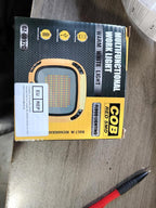 Smiling Shark Working Lights, 7500mAh Rechargeable LED Work Light 4000 Lumen 18 Light Mode Portable Magnetic Waterproof Drop Resistant Cordless Worklight Job Site Lighting for Garage Repair Camping