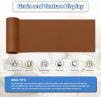 KING MOUNTAIN Canvas Repair Tape,Outdoor Gear Patch, 4×63 Inches,Waterproof,Self-Adhesive for Repairing Boat Covers,Sun Shades,Sofas,Tents,Lounge Chairs,Awnings (Brown1.0)