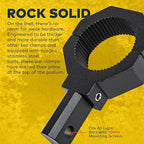 Off-Road ATV UTV Light Bar Mount Mounting Bracket Bar Clamp Kit [1"/1.5"/1.75"/2" Inch] [360-Degree] [2 x Stud Size] [Aluminium] [1 Unit] Bull Bar Roll Bar Clamp Roll Cage Clamps Mount For ATV UTV