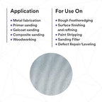 3M Xtract Net Disc 310W, 150+, 6 in, Die 600Z, Pack of 50 Hook and Loop Sanding Discs, Virtually Dust-Free, Value Option for Metal, Wood, Composites, Stock Removal, and Fine Finishing