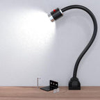 Led Work Light,IP65 Water Proof Flexible Gooseneck Lamp, Led Light gooseneck 900 Lumen for Lathe Milling, Drill Press, Industrial Lighting