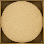 Dura-Gold Premium 40 Grit 6" Gold Sandpaper Discs, No Hole Pattern Dustless, Box of 25, Hook & Loop Backing for DA Sander, Finishing Coarse Sanding Abrasive Automotive Paint, Woodworking Wood, Metal
