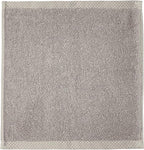 Amazon Basics Cotton Washcloths, Quick-Dry, 12" x 12", 12-Pack, Platinum