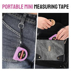 50 Pcs 6 FT Mini Tape Measure Retractable Bulk Small Measuring Tape Pocket Size Measurement Tool for Operation Christmas Items Party Favor Gifts Stuffers for Men(Pink)