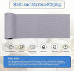 KING MOUNTAIN Canvas Repair Tape,Outdoor Gear Patch, 4×63 Inches,Waterproof,Self-Adhesive for Repairing Boat Covers,Sun Shades,Sofas,Tents,Lounge Chairs,Awnings (Light Grey)