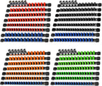 Socket Organizer Drive ABS Tools - Socket Holder, Premium Quality 30 Pieces Socket Holders Kit 1/4-Inch x 160 Clips, 3/8-Inch x 150 Clips, 1/2-Inch x 120 Clips（30PC,Mix-color)