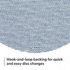 3M Xtract Net Disc 310W, 320+, 8 in, Die 800L, Pack of 50 Hook and Loop Sanding Discs, Virtually Dust-Free, Value Option for Metal, Wood, Composites, Stock Removal, and Fine Finishing