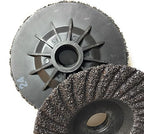 SIGNI 5 Pack SiC Plastic Back Grinding Wheel for Granite/Marble/Concrete and Glasses (4.5 INCH, 24 GRIT)