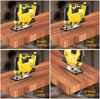 Cordless Jigsaw Compatible with Dewalt 20V Max Battery (No Battery), Brushless Motor, 7 Variable Speed, 45° Beveled Cuts, 3 Orbital Action Settings, Ideal for Wood, PVC, Metal Cutting