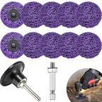 Quick Sanding Discs Strip Discs Stripper Abrasive Wheel for Drill, Strip Paint Clean Welds Remove Metal Wood Rust Scale & Oxidation (3INCH-10Pack)