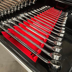 16-Tool Standard Wrench Organizer (Red x 1)