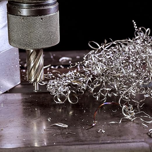 S&F STEAD & FAST - Annular Cutter, 1/2-inch Diameter x 1-inch Depth of Cut for Magnetic Drill Press, Mag Drill Bits with Pilot Pin
