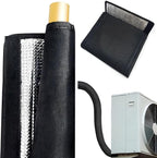 HVAC Pipe Insulation Wrap 3 Layers Flexible AC Line Insulation Cover 72 X 10.2 Inch Air Conditioner Hose Insulation Sleeve for Outdoor Mini Split