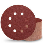 100 PCS 60 Grit 5 Inch Sanding Discs, Hook and Loop Sandpaper for Random Orbital Sander