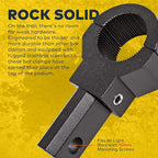 Off-Road ATV UTV Light Bar Mount Mounting Bracket Mini Bar Clamp Kit [0.75"/1"/1.25" Inch] [360-Degree] [2 Stud Sizes] [Aluminium] [1 Unit] Bull Bar Roll Bar Clamp Roll Cage Clamps Mount For ATV UTV