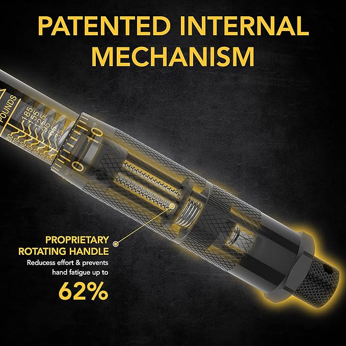 LEXIVON Inch Pound Torque Wrench 1/4-Inch Drive | 20~200 in-lb/2.26~22.6 Nm (LX-181)