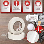 Xfasten Electrical Tape White 3/4 Inch x 66 Feet 12-Pack (792 Feet Total) UL/CSA Listed High Temp Residue-free Vinyl Automotive Electric Tape Waterproof (White, 3/4 Inch x 66ft (12-Pack 792 ft Total))