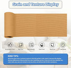 KING MOUNTAIN Canvas Repair Tape,Outdoor Gear Patch, 4×63 Inches,Waterproof,Self-Adhesive for Repairing Boat Covers,Sun Shades,Sofas,Tents,Lounge Chairs,Awnings (Light Brown)