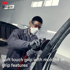3M Random Orbital Sander, Xtract Pneumatic 88946, 5 in, Self-Generated Vacuum, 3/16 in Orbit, Ergonomic and Lightweight ROS, 209W Motor, Dust Extraction