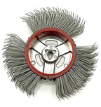 Abrasive Wire Wheel Belt/Coarse Replacement Brush for Grinder/Metal Blaster Clearing Belts/Bristle Blasting Tool (0.7mm Carbon Spring Steel, 1 PCS)