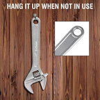 Olympia Tools 6" Adjustable Wrench, Heavy Duty Drop Forged Steel, Chrome Plated, Precision Machined Jaws, Rust Resistant