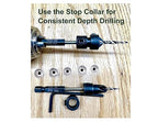 FTG USA Adjustable Wood Countersink Drill Bit Set 4 Pc #8 (11/64") with Tapered Drill Bit for Woodworking