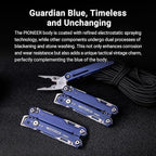 NEXTORCH PIONEER MT20 14-IN-1 Multi-tools Full-Size,Versatile Multi-tool Set with Scissors Needle Nose Pliers Pocket Clip Multi-tool for DIY Home Garden Outdoors Everyday Carry Men Gift Color (BLUE)