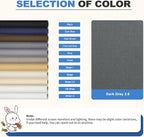 KING MOUNTAIN Canvas Repair Patch 16×60 Inch Self-Adhesive Waterproof Fabric Patch for Sofas, Tents, Furniture,Tote Bags, Car Seats (Dark Grey 2.0)