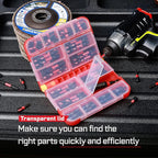 76 pieces Impact Screwdriver Bits Set, Magnetic S2 Steel Multi Insert Power Bits Tips with Impact Bit Holder with Storage Box（PH/TORX/SQ/PZ/HEX/SL）