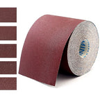 5 Grits Emery Cloth Roll，60 to 240 Grit Sandpaper roll Ready-to-wrap Ready-to-Cut 4 inch by 32.8 feet Long Abrasive Sand Paper Rolls 60.80.120.180 and 240grid
